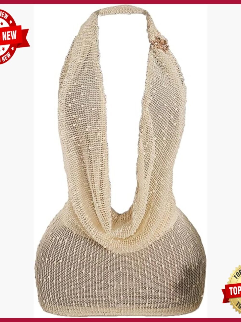 Mesh Halter Mini Dress Deep V Neck Backless Bodycon Party Club - Picture 1 of 5